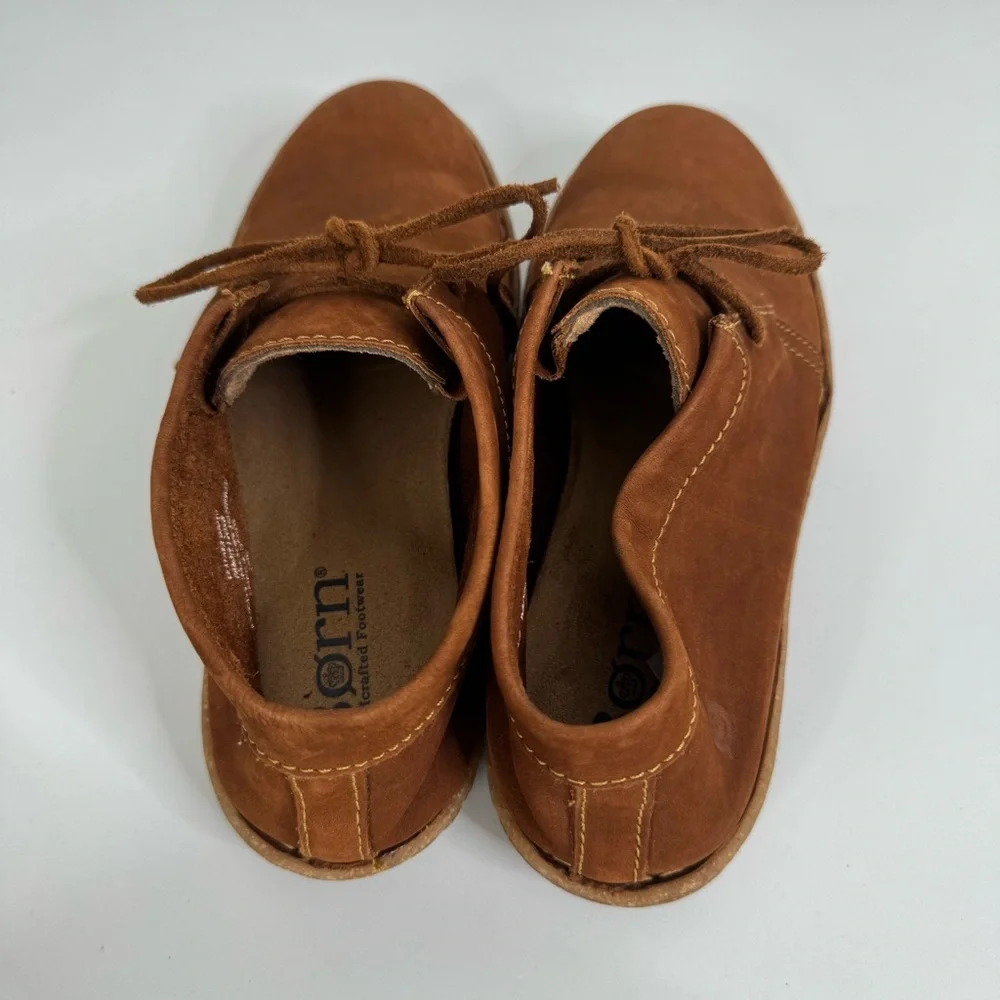 Born Nuala II Brown Leather‎ Chukka Boots Size 10